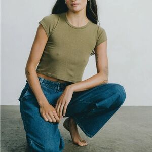 Ozma of California Cropped Lou Tee